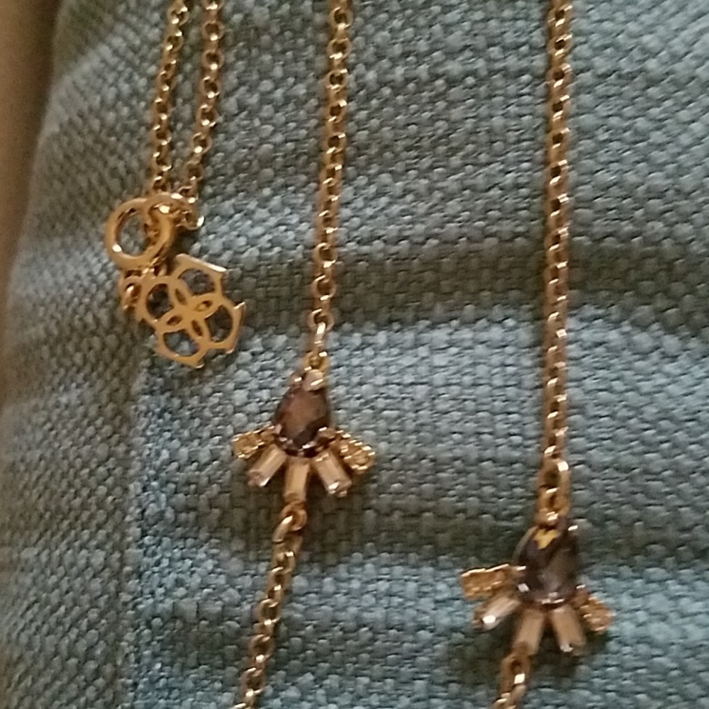 Ann Taylor Elegant Gray & Clear Stone Near Opera